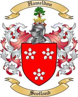 Hameldon Family Crest from Scotland2