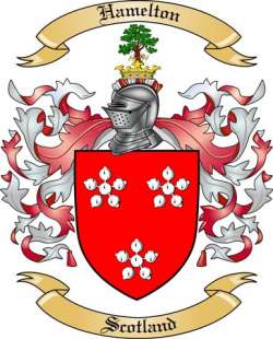 Hamelton Family Crest from Scotland2