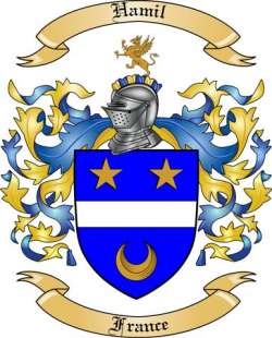 Hamil Family Crest from France