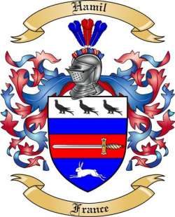 Hamil Family Crest from France2