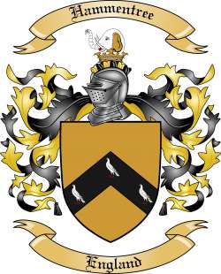 Hammentree Family Crest from England
