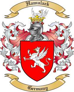 Hamulack Family Crest from Germany