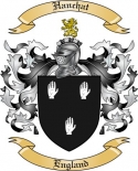 Hanchat Family Crest from England