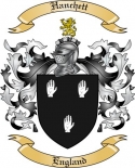 Hanchett Family Crest from England