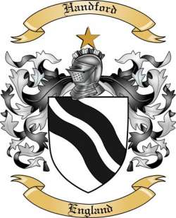 Handford Family Crest from England