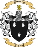 Handshay Family Crest from England
