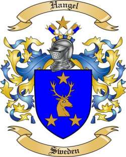 Hangel Family Crest from Sweden
