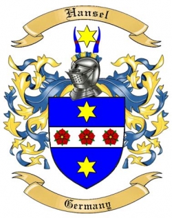 Hansel Family Crest from Germany