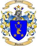 Hansel Family Crest from Sweden