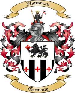 Hansman Family Crest from Germany