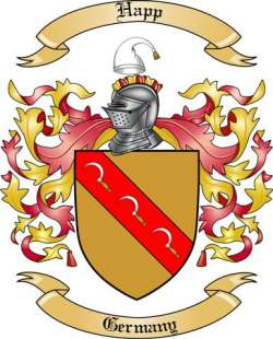 Happ Family Crest from Germany