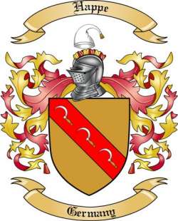 Happe Family Crest from Germany