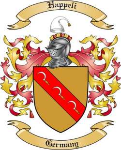 Happeli Family Crest from Germany