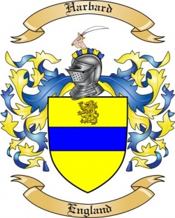 Harbard Family Crest from England2