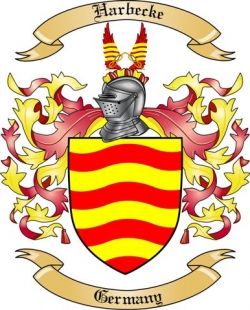 Harbecke Family Crest from Germany