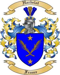 Harbelot Family Crest from France