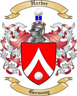 Harber Family Crest from Germany