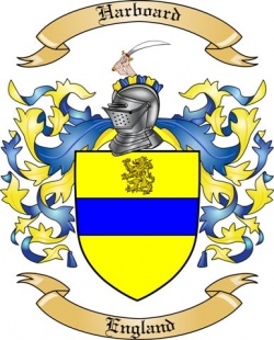 Harboard Family Crest from England2