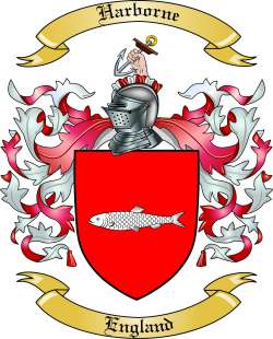 Harborne Family Crest from England