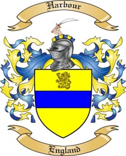 Harbour Family Crest from England2