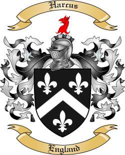 Harcus Family Crest from England