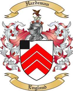 Hardeman Family Crest from England