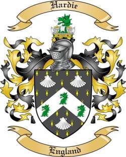 Hardie Family Crest from England