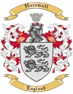 Harewall Family Crest from England