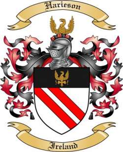 Harieson Family Crest from Ireland