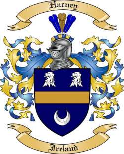 Harney Family Crest from Ireland