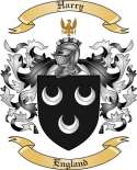 Harry Family Crest from England