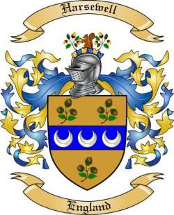 Harsewell Family Crest from England