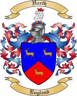Harth Family Crest from England