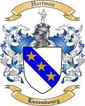 Hartman Family Crest from Luxembourg