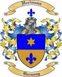 Hartmann Family Crest from Germany