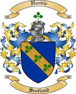 Harvie Family Crest from Scotland