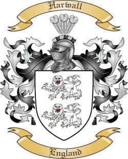 Harwall Family Crest from England