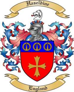 Haseldine Family Crest from England
