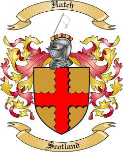 Hatch Family Crest from Scotland