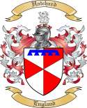 Hatchard Family Crest from England
