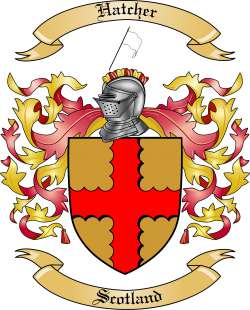 Hatcher Family Crest from Scotland
