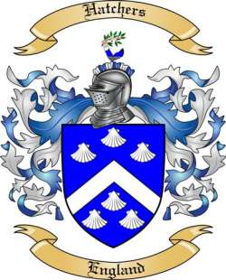 Hatchers Family Crest from England
