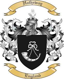 Hatheway Family Crest from England