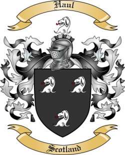 Haul Family Crest from Scotland2