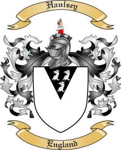 Haulsey Family Crest from England