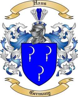 Haus Family Crest from Germany
