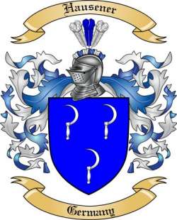 Hausener Family Crest from Germany