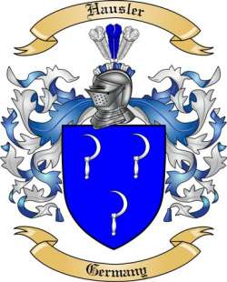 Hausler Family Crest from Germany