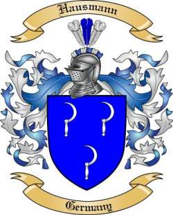 Hausmann Family Crest from Germany