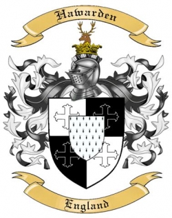 Hawarden Family Crest from England